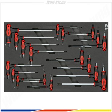 Sonic gefüllter Werkstattwagen NEXT S9 MOTORCYCLE / 325-​tlg.